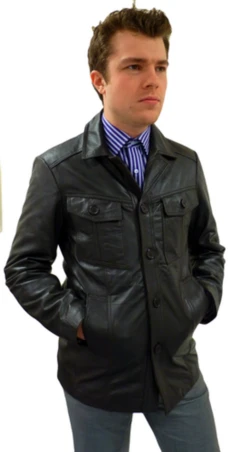 West 1 Gibson Retro Leather Jacket By MADCAP (Bl) 12 West 1 Gibson Retro Leather Jacket By MADCAP (Bl) -Trendify Shop Madcap West One Retro Leather JktB1 04643.1666957961