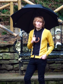 'Mustard Marriott' - Retro Mod Sixties Mens Polo -Trendify Shop Mustard Marriot3 95369.1666957488