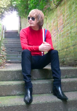 'Renegade' - Retro Mod Sixties Racing Jumper RED -Trendify Shop Red Racer3 21487.1666957467