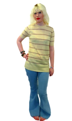Telstar Retro 60s Knit T-Shirt B/C -Trendify Shop Telstar Womens Barley3 03827.1666957036