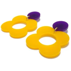 + Honeycomb MADCAP X ADA BINKS Cut-Out Earrings O -Trendify Shop ada binks for madcap england cutout drop earrings yellow 2 38076.1692023249