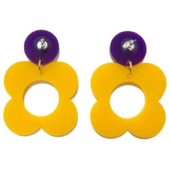 + Honeycomb MADCAP X ADA BINKS Cut-Out Earrings O -Trendify Shop ada binks for madcap england cutout drop earrings yellow 3 33861.1692023250