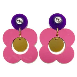 + Muse MADCAP X ADA BINKS Retro Daisy Earrings Y -Trendify Shop ada binks for madcap england drop dangle earrings purple 1 31234.1692023314 1