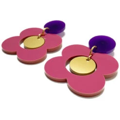 + Muse MADCAP X ADA BINKS Retro Daisy Earrings Y -Trendify Shop ada binks for madcap england drop dangle earrings purple 2 06153.1692023312 1