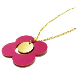 Daisy MADCAP X ADA BINKS 70s Purple Flower Pendant -Trendify Shop ada binks madcap england daisy dangle necklace purple 1 34481.1692023303