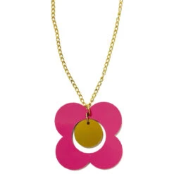 Daisy MADCAP X ADA BINKS 70s Purple Flower Pendant -Trendify Shop ada binks madcap england daisy dangle necklace purple 2 39218.1692023301