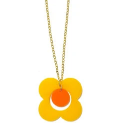 Daisy MADCAP X ADA BINKS 70s Yellow Flower Pendant -Trendify Shop ada binks madcap england daisy dangle necklace yellow 3 66749.1692023279 1
