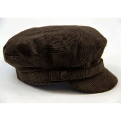 Beatle Retro Cord Lennon Hat (DB) -Trendify Shop beatle hat brown 02 07365.1661273813 2