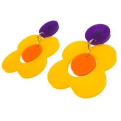 + Muse MADCAP X ADA BINKS Retro Daisy Earrings Y -Trendify Shop dad binks for madcap england drop dangle earrings orange 2 58895.1692023290 1