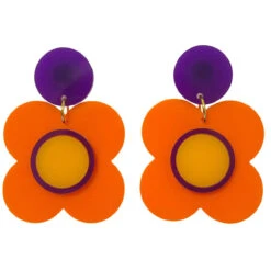 + Marguerite MADCAP X ADA BINKS Daisy Earrings O -Trendify Shop dad binks for madcap england drop earrings orange 3 32377.1692023205 1