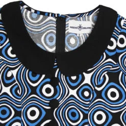 Dollierocker Op Art 1960s Mod Dress By Madcap England -Trendify Shop dollierocker trip op art dress blue 1 08447.1661266590 1
