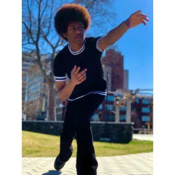 Moon 60s Mod Tipped Knit Tee HONEY -Trendify Shop donovan killer moon black2 31556.1671462808 2