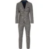 Mod Pow Check Velvet Collar Blazer -Trendify Shop madacap pow suit blazer grey set 89501.1661264680