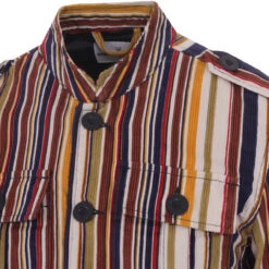 Pepper Mod Stripe Cord Tunic Jacket -Trendify Shop madacpeng cord stripe jacket multi detail 10035.1661265338 1