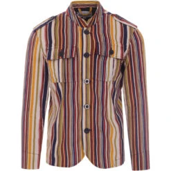 Pepper Mod Cord Tunic Jacket (DG) -Trendify Shop madacpeng cord stripe jacket multi front 29085.1661265336 6