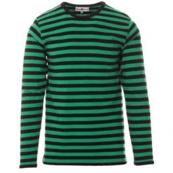 Retrorocket 60s Mod L/S Stripe Tee -Trendify Shop madcaap england ls retrorocket black green 2 95874.1661261323