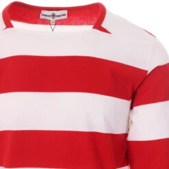 Ally Pally Mod Straight Neck LS Tee -Trendify Shop madcap ally pally red white 03 21090.1661261349 1