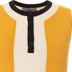 Lantana 1960s Mod Knitted Dress W -Trendify Shop madcap block knitted dress amber det1 79952.1661260987 3