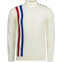 Racing Coleridge 60s Mod Jumper (P) -Trendify Shop madcap coleridge juper white front 51964.1661261019