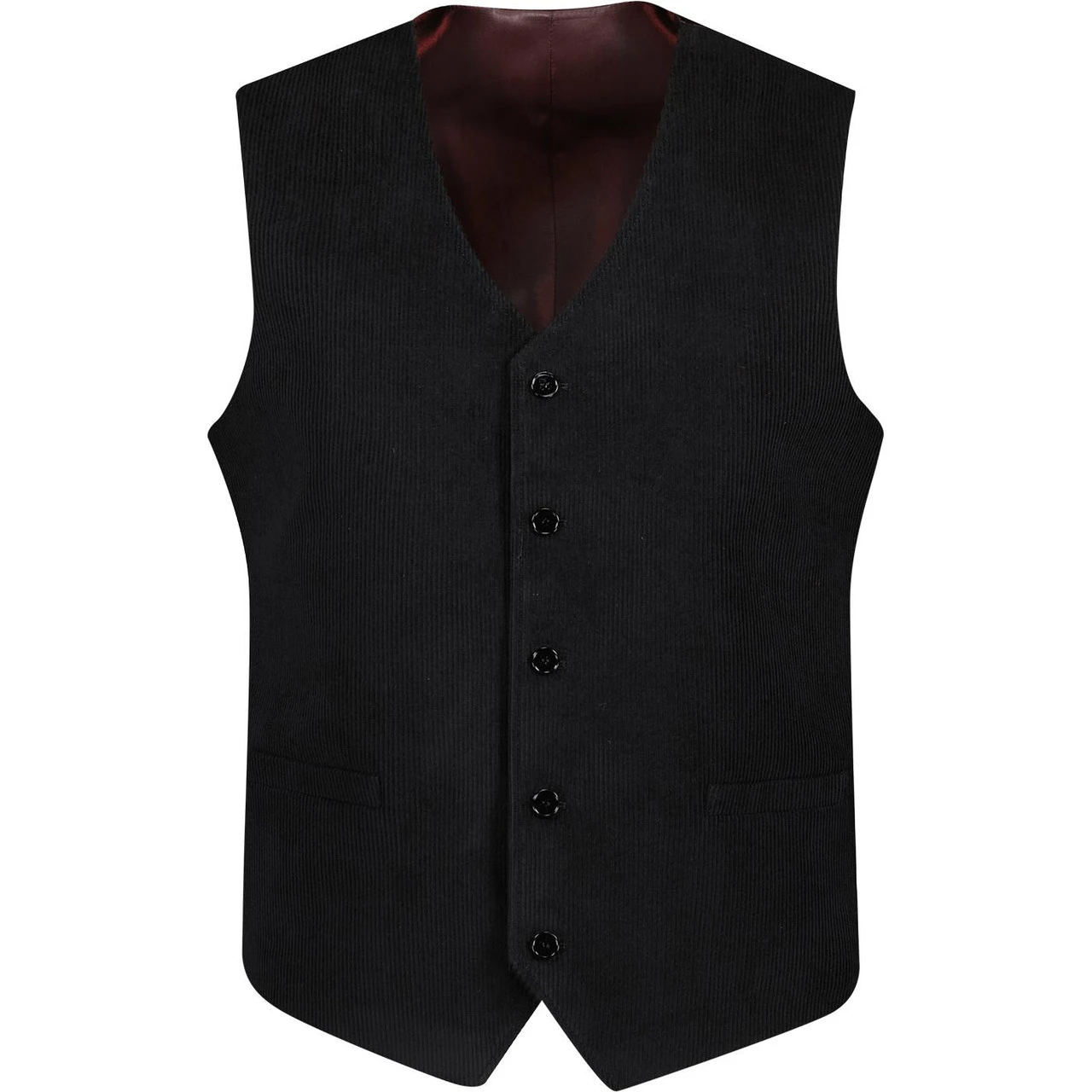 Manero Retro 70s Cord Waistcoat (B) 6 Manero Retro 70s Cord Waistcoat (B) - Image 4