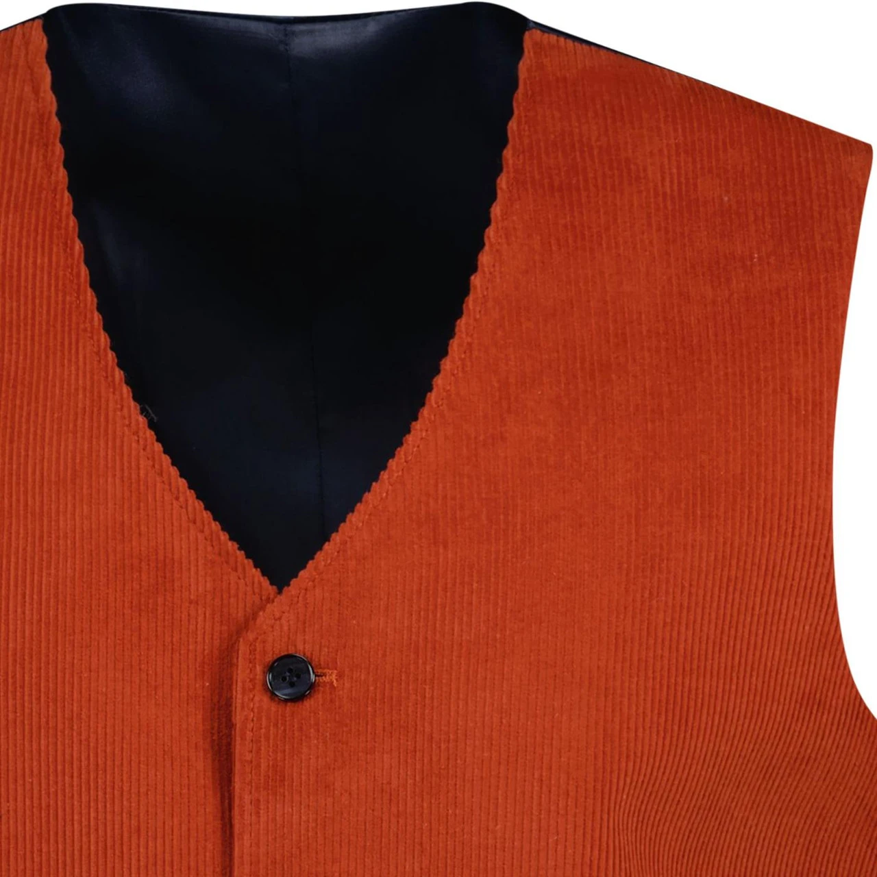 Manero Retro 70s Cord Waistcoat (B) 4 Manero Retro 70s Cord Waistcoat (B) - Image 2