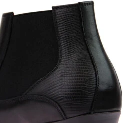 Enforcer Mod Cuban Chelsea Boots 8 Enforcer Mod Cuban Chelsea Boots -Trendify Shop madcap cuban heel boots black detail 88742.1661265405