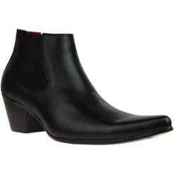 Enforcer Mod Cuban Chelsea Boots 9 Enforcer Mod Cuban Chelsea Boots -Trendify Shop madcap cuban heel boots black main 28676.1661265402
