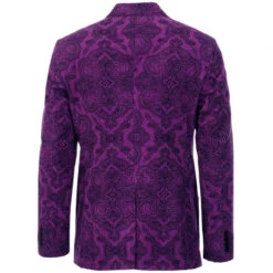 Purple Paisley Rave 60s Cord Blazer -Trendify Shop madcap englamd hendrix cord paisley blazer grape 1 14593.1661263931 1