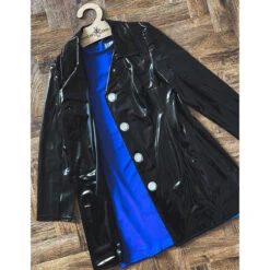 Jackie MADCAP Made In England Retro 60s Raincoat Y -Trendify Shop madcap england 60s plastic mac black1 94437.1661270752