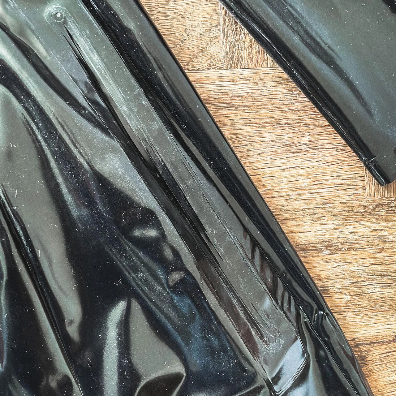 Jackie Retro 60s PVC Raincoat GREEN 9 Jackie Retro 60s PVC Raincoat GREEN - Image 7