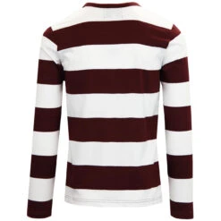 Ally Pally Mod Straight Neck Tee R 19 Ally Pally Mod Straight Neck Tee R -Trendify Shop madcap england ally pally block stripe tee zinfandel 2 85971.1661266312