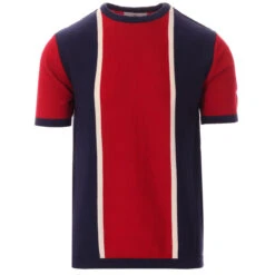 Belmont 1960s Mod Knitted Tee (W) -Trendify Shop madcap england belmont knit tee lacquer 1 07932.1661261098