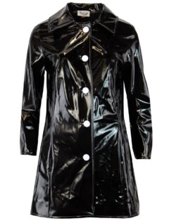 Jackie MADCAP Made In England Retro 60s Raincoat M -Trendify Shop madcap england black pvc coat 3 61468.1661270744 2