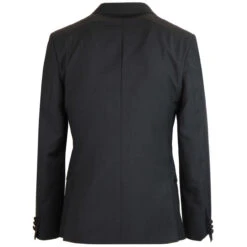 3 Button Mohair Suit Blazer (Black) -Trendify Shop madcap england black suit blazer 2 54635.1664290966