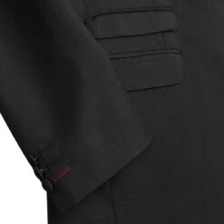 3 Button Mohair Suit Blazer (Black) -Trendify Shop madcap england black suit trousers 2 63021.1664290968
