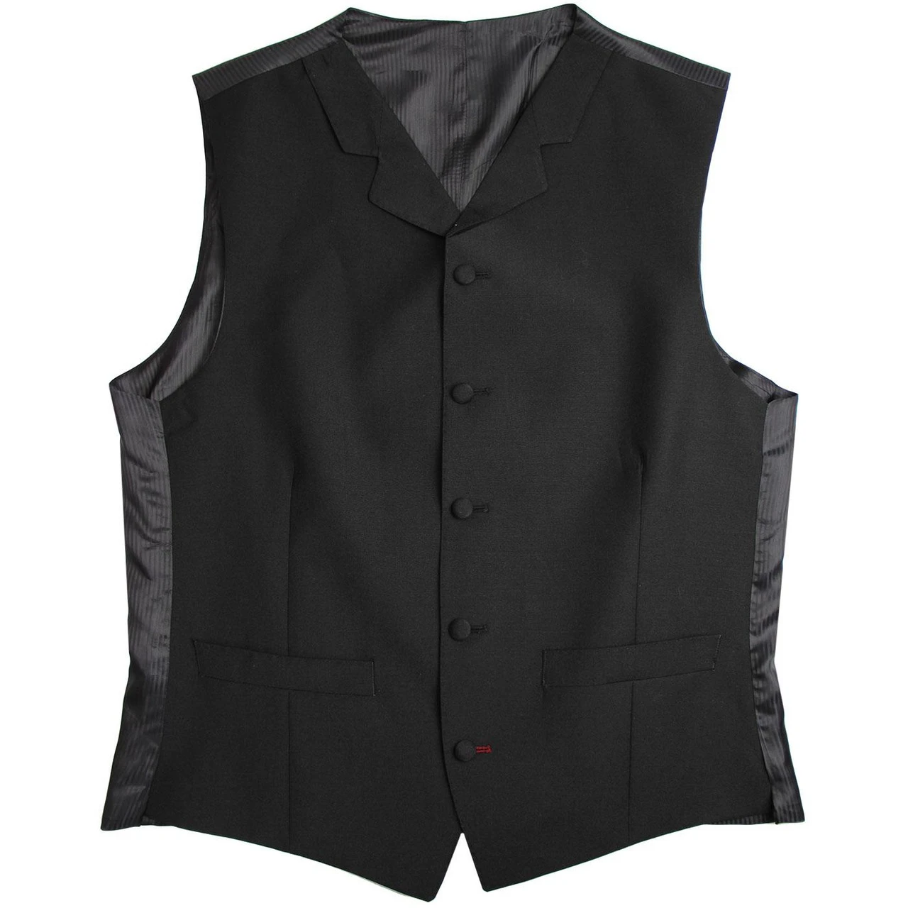 Mod Mohair Lapel Waistcoat (Black) 5 Mod Mohair Lapel Waistcoat (Black) - Image 3