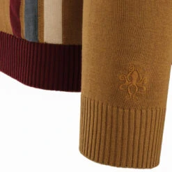 Blast Mod Stripe Polo Cardigan (R) -Trendify Shop madcap england blast polo cardigan fall leaf 2 68379.1661264808 1