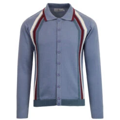 Blast Mod Stripe Polo Cardigan (R) -Trendify Shop madcap england blast stripe polo cardigan flintstone 3 94466.1661265806 1