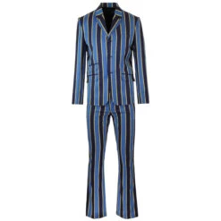 Offbeat Mod Boating Blazer (B/Y) -Trendify Shop madcap england boating stripe flared suit 1 53210.1661267002 2