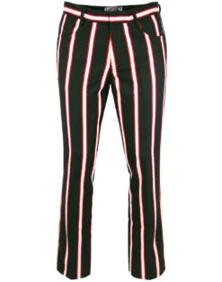 Hapshash 2 60s Mod Bootcut Trousers -Trendify Shop madcap england bootcut stripe trousers 5 93078.1661269725