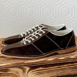 The Dude Mod Suede Bowling Shoes MS -Trendify Shop madcap england bowling shoes brown4 05490.1661263563
