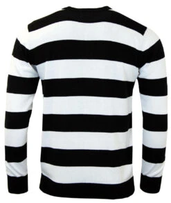 Jones 60s Mod Block Stripe Jumper W -Trendify Shop madcap england brian jones blackwhite1 91971.1661338397 1