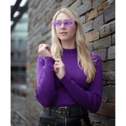 Brigitte Ribbed Turtleneck Top (B) -Trendify Shop madcap england brigitte turtleneck purple2 06707.1661264115