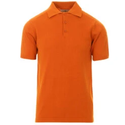 SS Brando 60s Mod Knitted Polo (MB) -Trendify Shop madcap england brndo ss polo marmalade 2 28226.1661261839