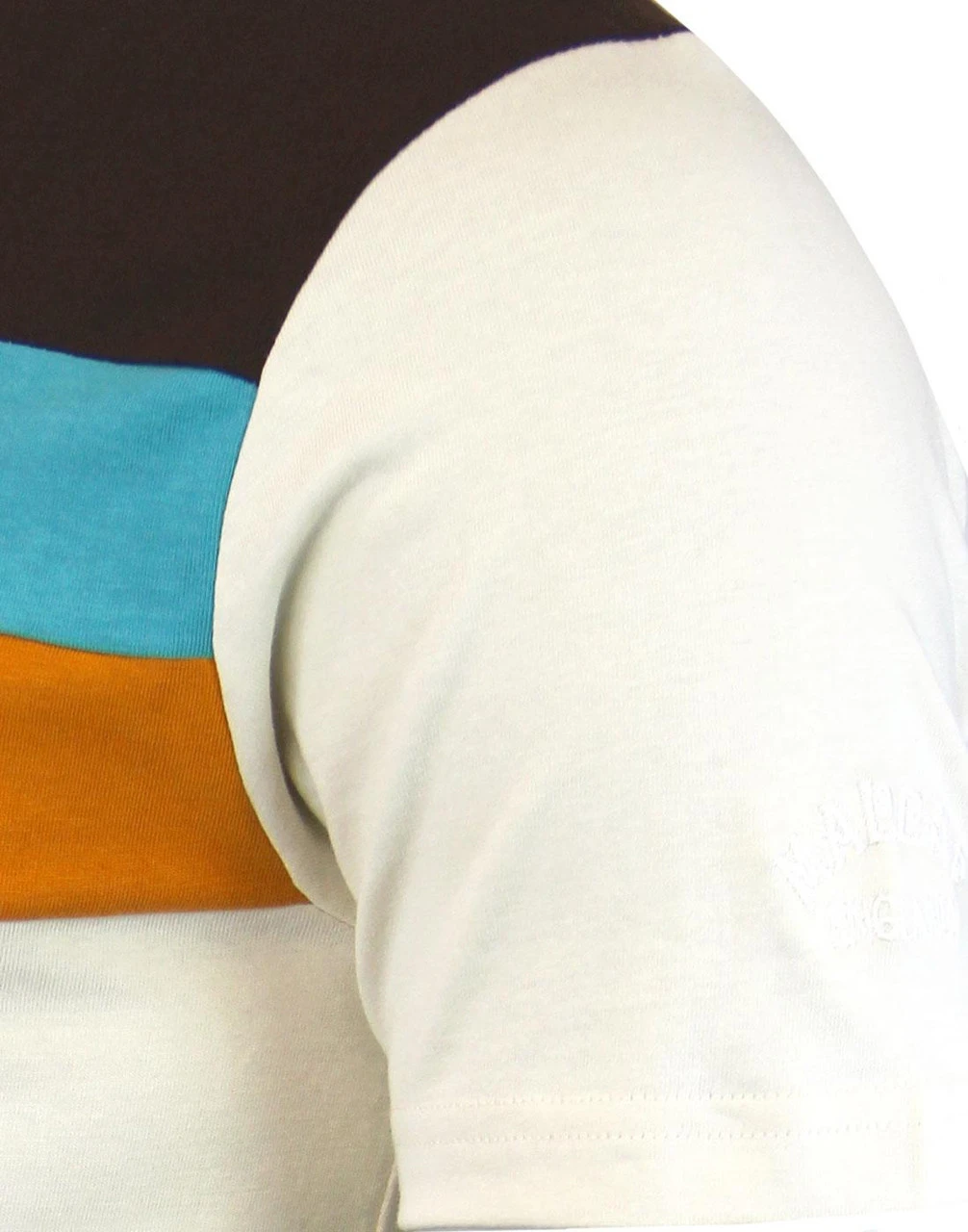 Collibosher Retro Chest Stripe Tee 4 Collibosher Retro Chest Stripe Tee - Image 2