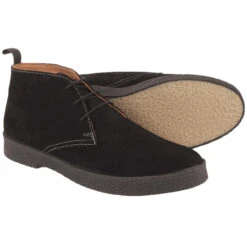 Cisco Mod Suede Chukka Boots (DB) -Trendify Shop madcap england cisco suede boots black 2 54817.1661262341 1