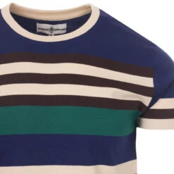 Cosmo Retro 1970s Stripe T-shirt BB -Trendify Shop madcap england cosmo stripe tee beacon 3 13791.1661261790