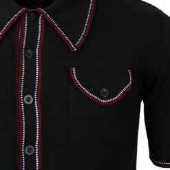 Crawdaddy Micro Dash Knit Polo (WW) -Trendify Shop madcap england crawdaddy black5 74050.1661274029 3