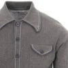 Crawdaddy Micro Dash LS Knit Polo -Trendify Shop madcap england crawdaddy long sleeve polo top steel grey 31 14873.1661262447