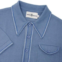 Crawdaddy Micro Dash Knit Polo (IP) -Trendify Shop madcap england crawdaddy polo blue 5 00821.1661266153 6